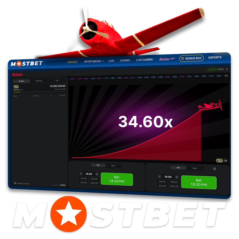 Get the best odds in the Aviator game with Mostbet.