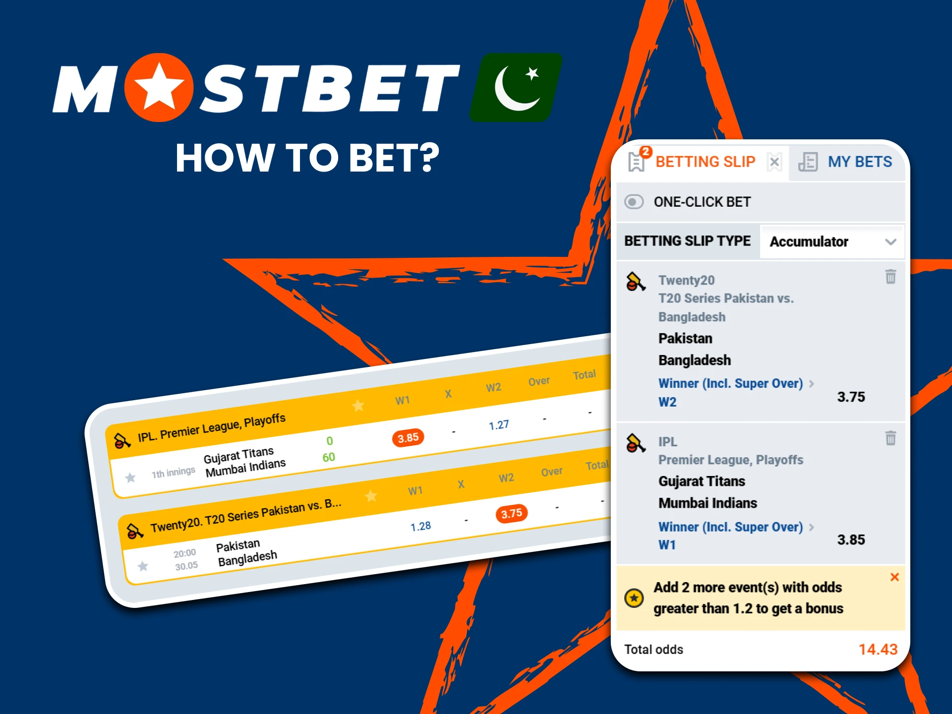 Head to the sports section for cricket betting with Mostbet.