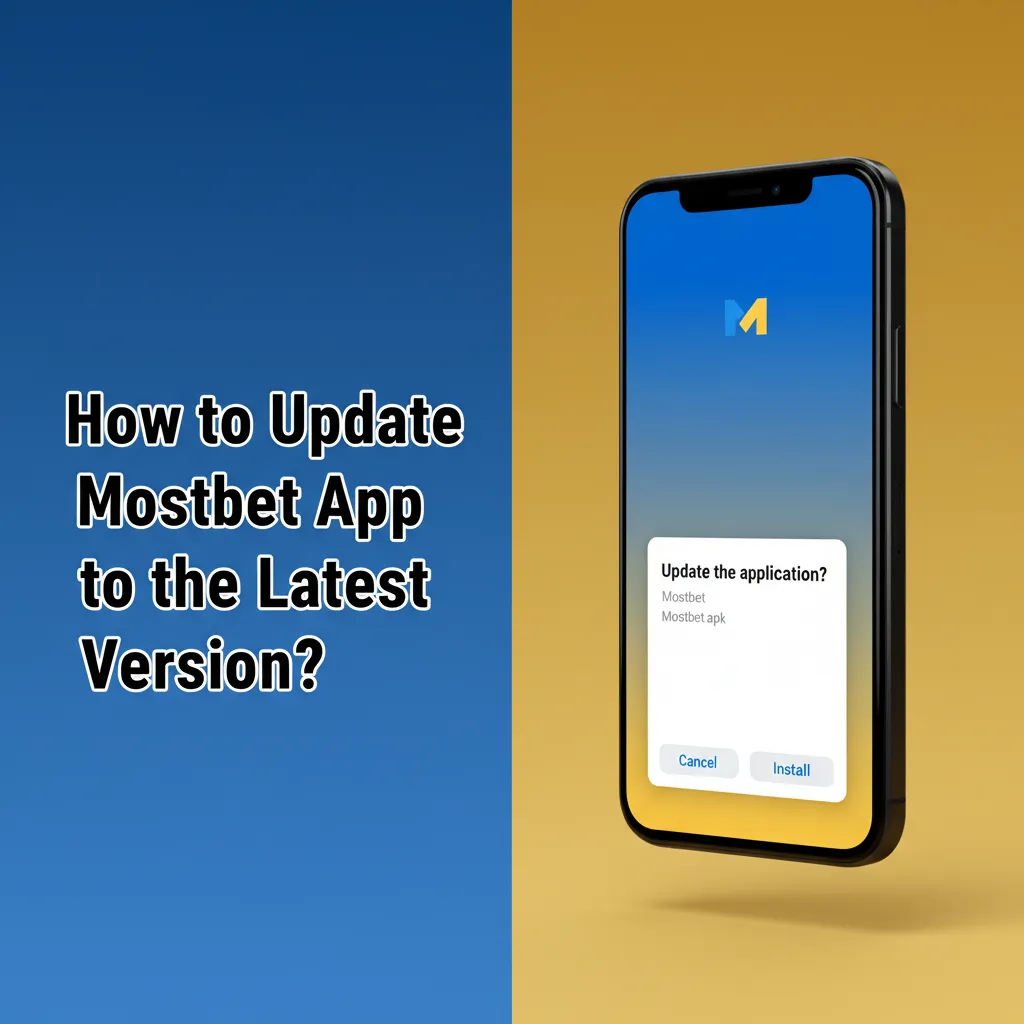 How to update Mostbet app: Android in-app update or reinstall APK; iOS PWA re-add to Home Screen.