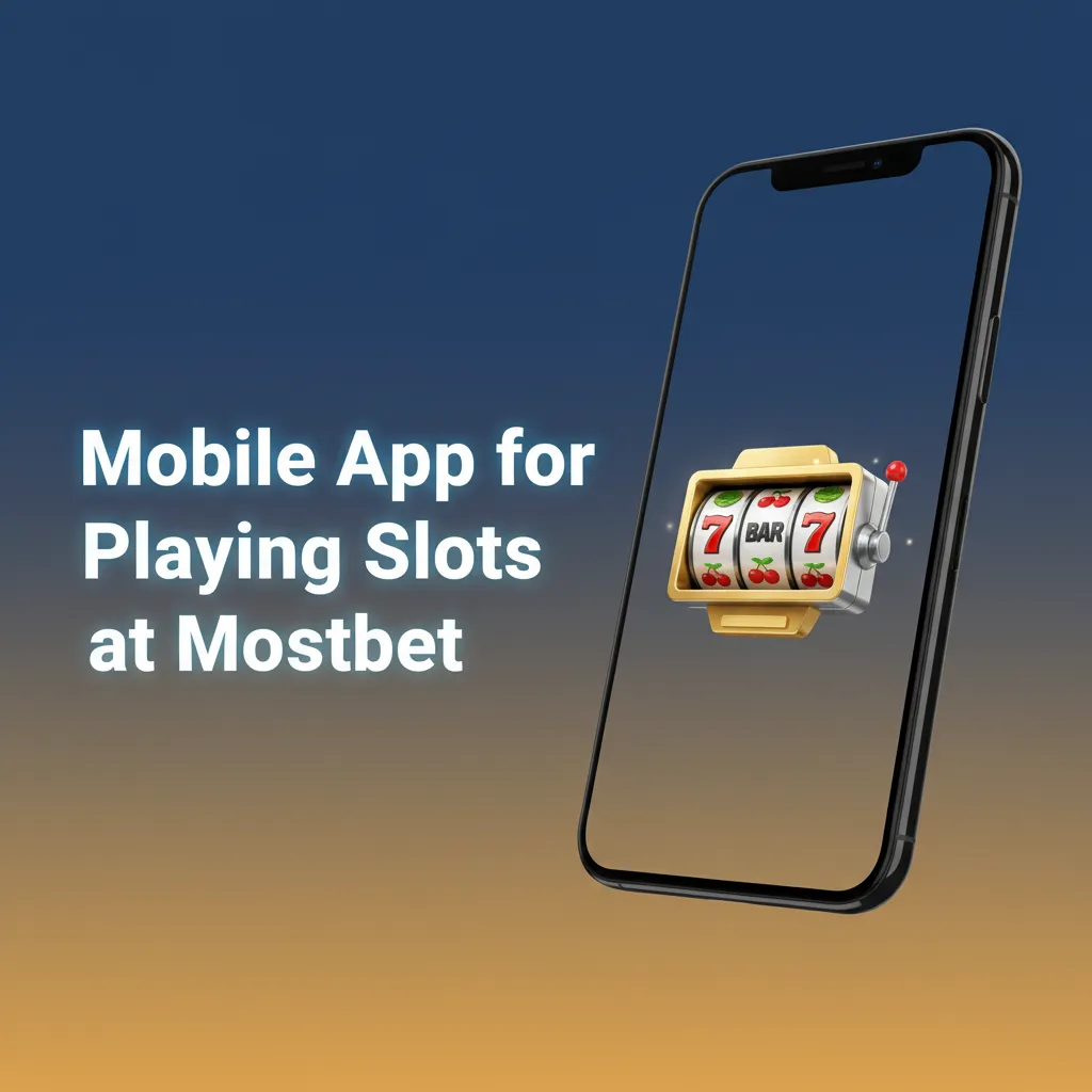 Phone showing Mostbet slots app with bottom menu, one-hand layout, filters, quick spins, easy payments.