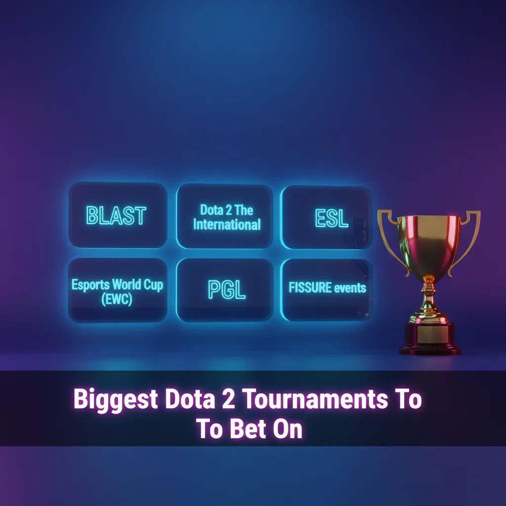 List of biggest Dota 2 tournaments to bet on: TI, BLAST, ESL, EWC, PGL, FISSURE.