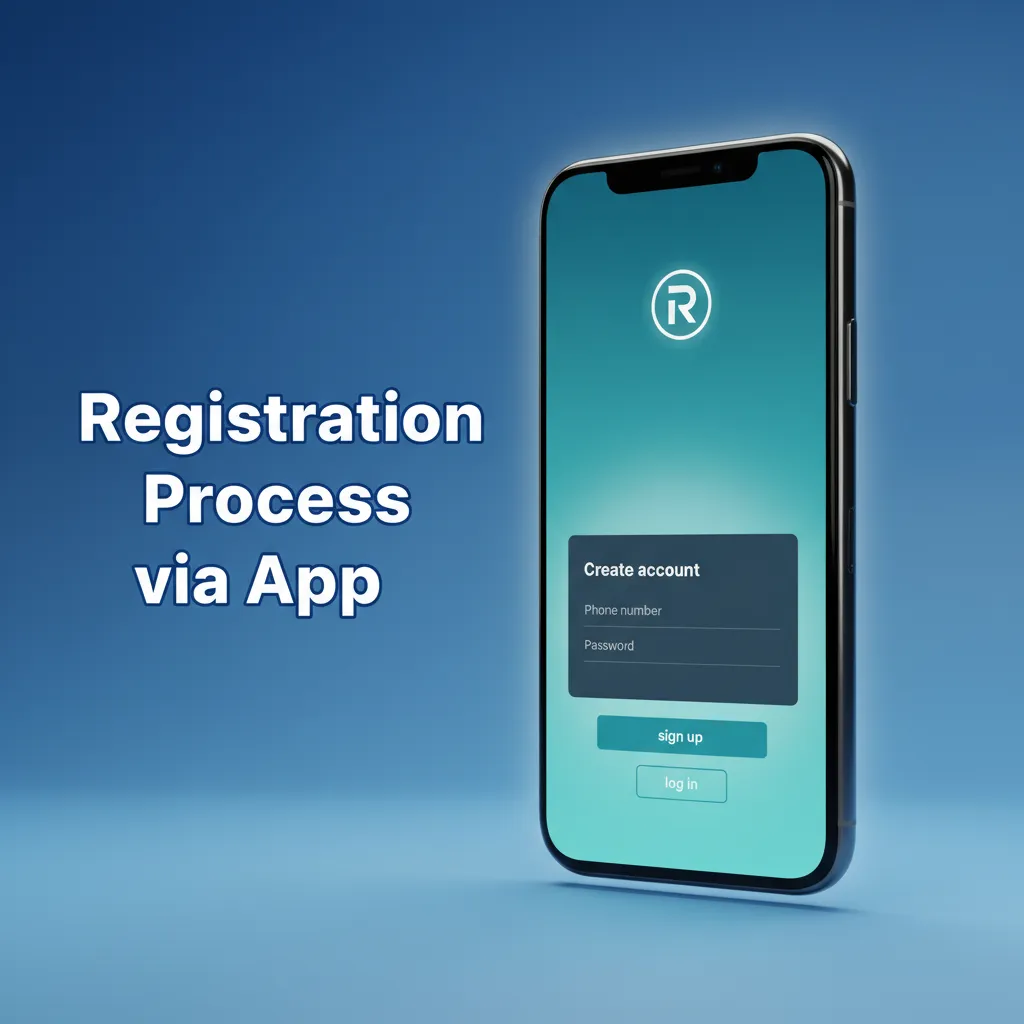 Infographic of app sign-up: choose email/phone, enter details, set PKR, verify code, KYC later; quick setup, faster payouts.