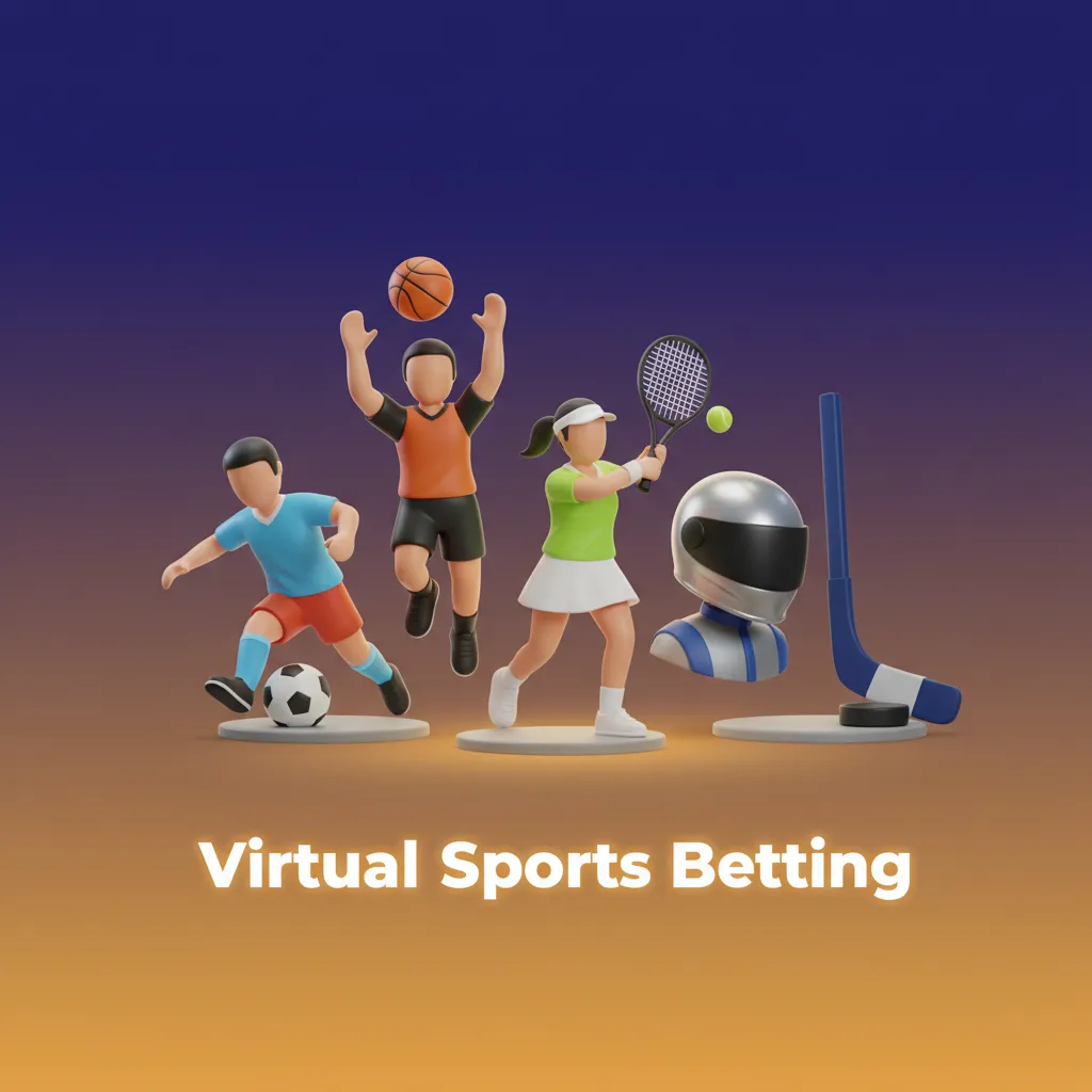 Virtual sports betting screen showing football, cricket, horse racing, and greyhounds with RNG results every minute.
