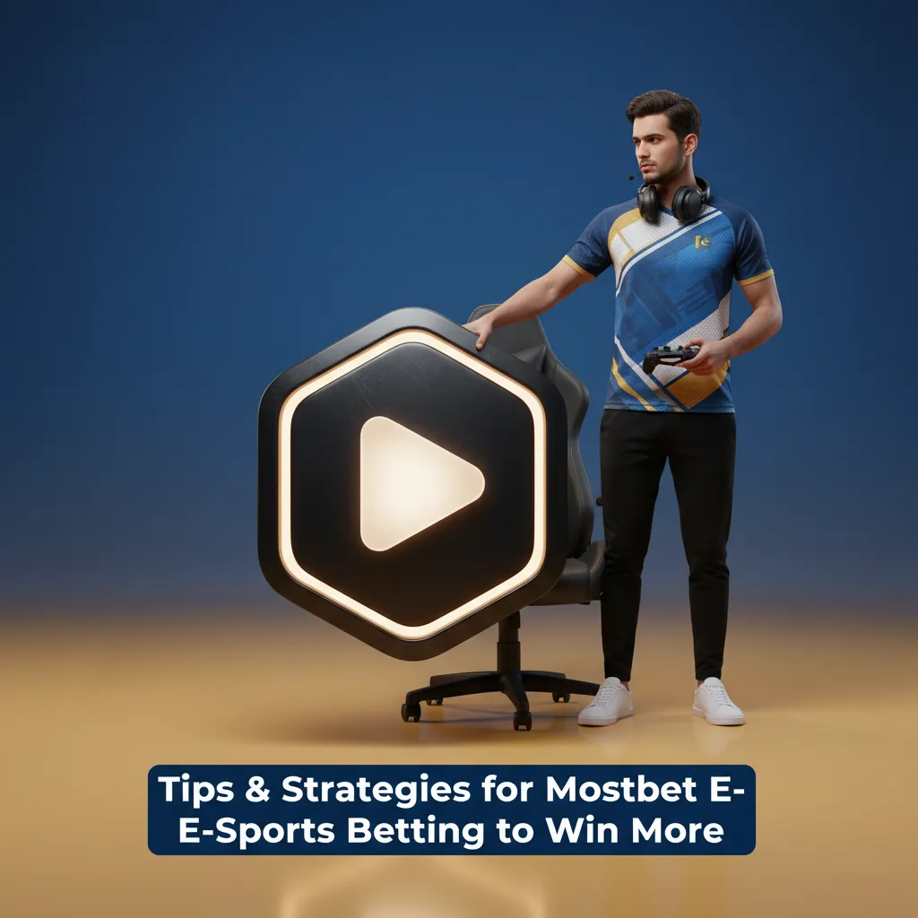 Infographic of Mostbet esports betting tips: bankroll units, focus games, research, compare odds, limit parlays, track ROI.