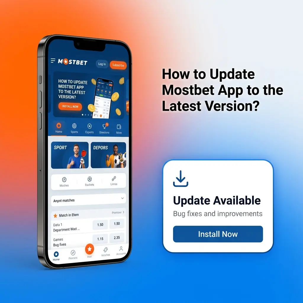 Mostbet app update process for Android APK download and iOS PWA automatic update guide