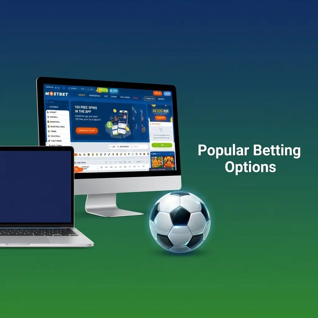 Popular betting options at Mostbet for Pakistan players including various formats and strategies