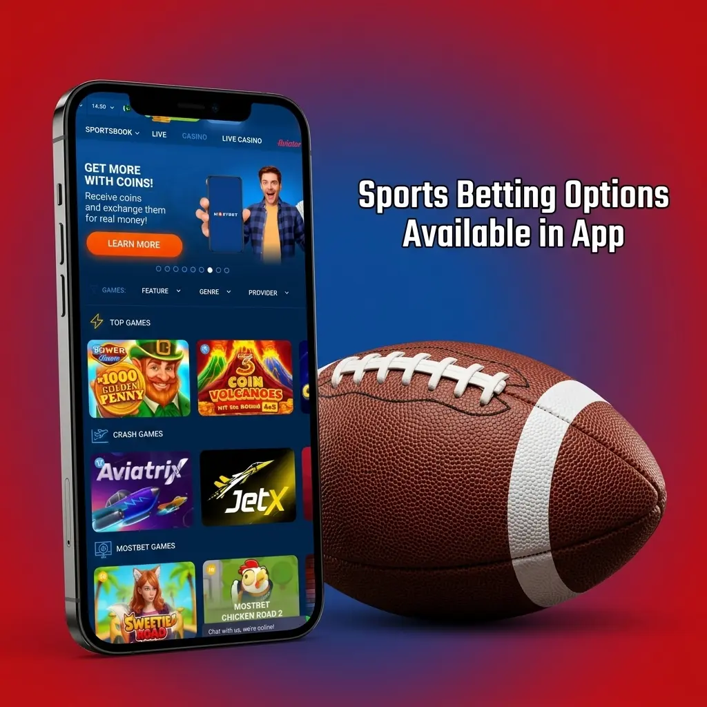 Mostbet app sports betting options including cricket, football, kabaddi and esports with competitive odds for Pakistan users