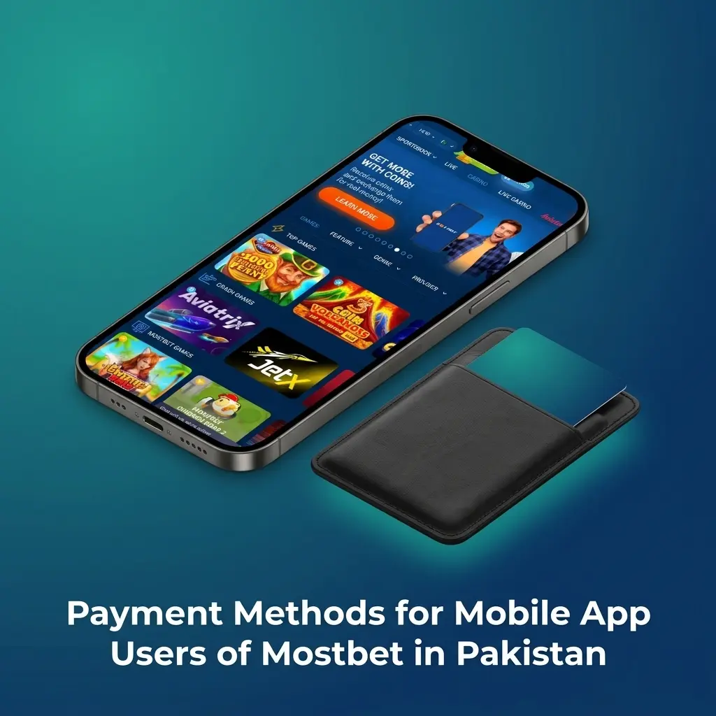 Mostbet Pakistan mobile app payment methods including EasyPaisa, JazzCash, Visa, crypto and bank transfer
