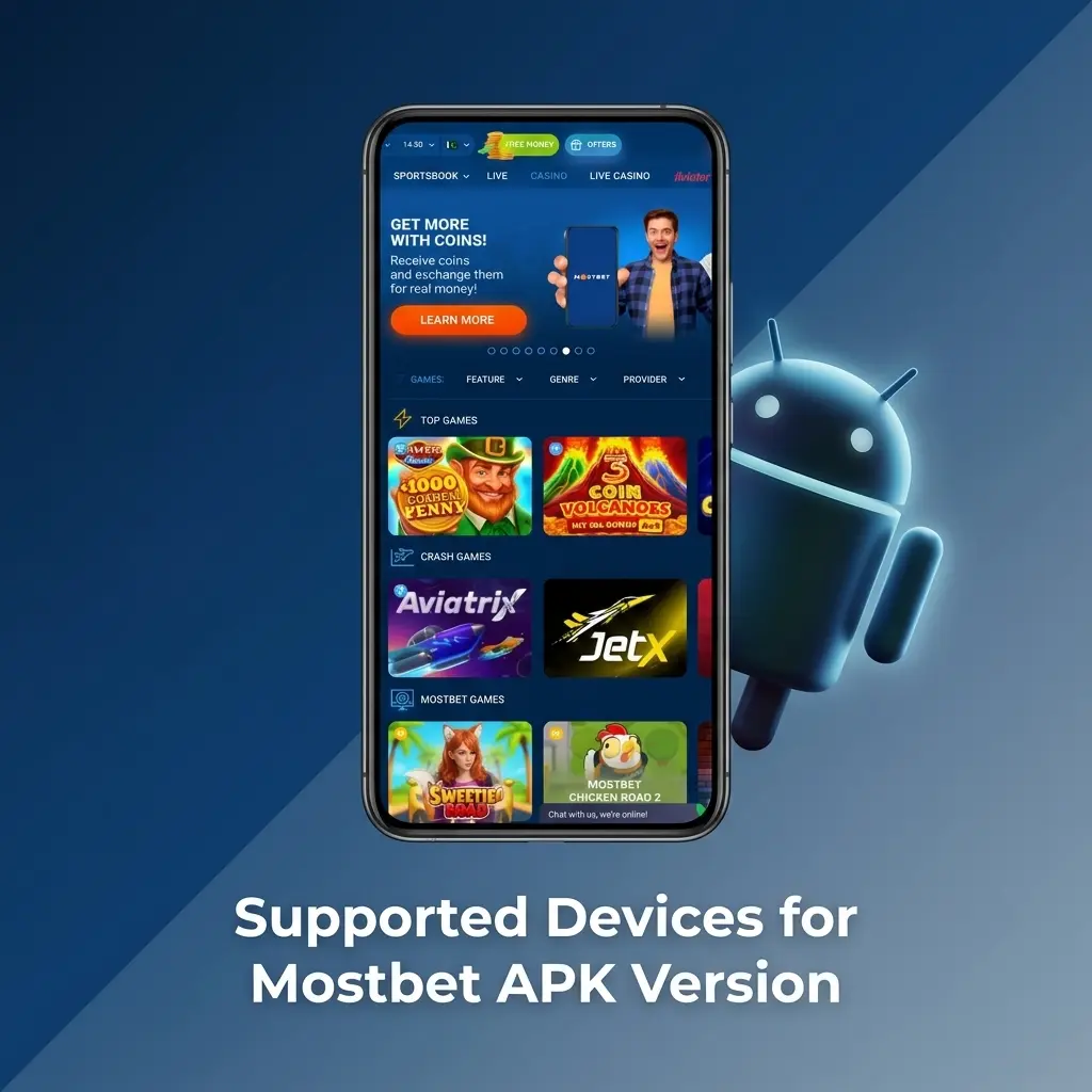 Mostbet APK supported Android devices in Pakistan including Samsung, Sony, Huawei, OnePlus, Oppo, Google, Xiaomi and Poco
